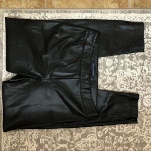 French Connection-Ankle Faux Leather Pants